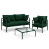 Zestaw Wypoczynkowy Ogrodowy BELLANTI Venezia Deep Emerald 3os.